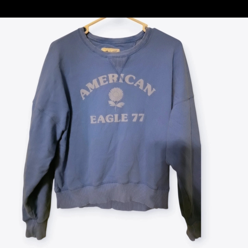 American Eagle Outfitters Blue Knit Top